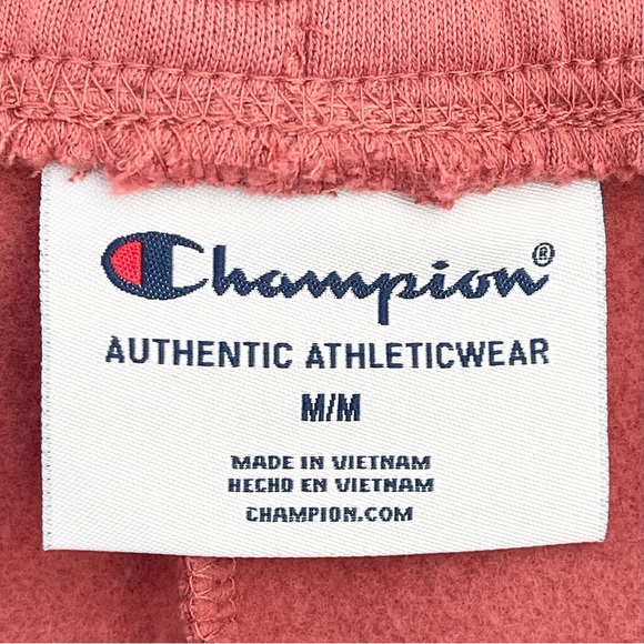 Champion Jogger Fleece Pants Inner Drawcord Pockets Embroidered Logo Stretch - Picture 12 of 15